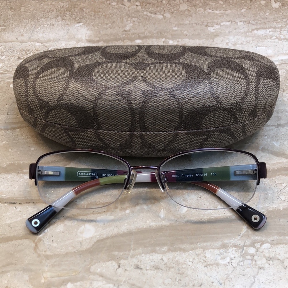 Coach women’s eyeglass frames, with case